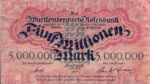 German States, 5,000,000 Mark, S-0988