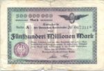 Germany, 500,000,000 Mark, S-1289