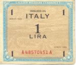 Italy, 1 Lira, M-0010a
