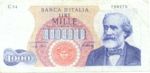 Italy, 1,000 Lira, P-0096d v1