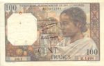 Madagascar, 100 Franc, P-0046a