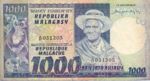 Madagascar, 200/1000 Ariary/Franc, P-0065a