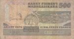Madagascar, 100/500 Ariary/Franc, P-0067a