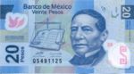 Mexico, 20 Peso, P-0122c