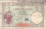 New Caledonia, 5 Franc, P-0036a