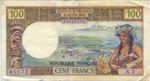 New Caledonia, 100 Franc, P-0063b
