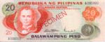 Philippines, 20 Peso, P-0150s