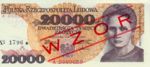 Poland, 20,000 Zloty, P-0152s