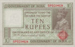 India, 10 Rupee, P-0006s