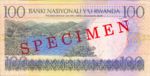 Rwanda, 100 Franc, P-0029bs