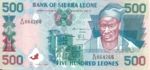 Sierra Leone, 500 Leone, P-0023a