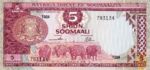 Somalia, 5 Shilling, P-0021