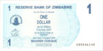 Zimbabwe, 1 Dollar, P-0037,RBZ B28a