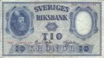 Sweden, 10 Krone, P-0040h Sign.2
