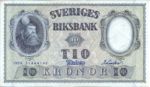 Sweden, 10 Krone, P-0043g