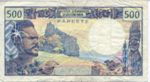 Tahiti, 500 Franc, P-0025a