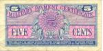 United States, The, 5 Cent, M-0050