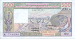 West African States, 500 Franc, P-0105Ab