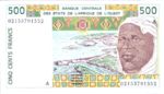 West African States, 500 Franc, P-0110Am
