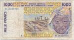 West African States, 1,000 Franc, P-0111Aa