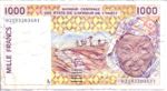 West African States, 1,000 Franc, P-0111Ak