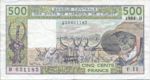 West African States, 500 Franc, P-0206Bg