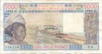 West African States, 5,000 Franc, P-0608Hk