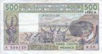 West African States, 500 Franc, P-0706Ke