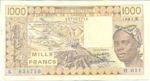 West African States, 1,000 Franc, P-0707Kf