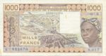 West African States, 1,000 Franc, P-0707Kh