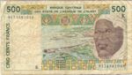 West African States, 500 Franc, P-0710Ka