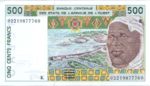 West African States, 500 Franc, P-0710Km