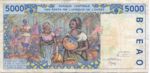 West African States, 5,000 Franc, P-0113Ah