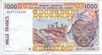 West African States, 1,000 Franc, P-0711Kf