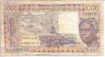 West African States, 1,000 Franc, P-0807Tf