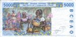 West African States, 5,000 Franc, P-0813Ti