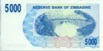 Zimbabwe, 5,000 Dollar, P-0045