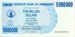 Zimbabwe, 5,000,000 Dollar, P-0054