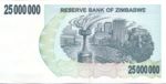 Zimbabwe, 25,000,000 Dollar, P-0056