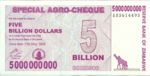 Zimbabwe, 5,000,000,000 Dollar, P-0061