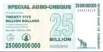 Zimbabwe, 25,000,000,000 Dollar, P-0062