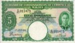 Malaya, 5 Dollar, P-0012