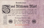 Germany, 2,000,000 Mark, P-0103 v1,B255a
