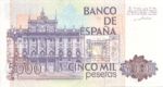Spain, 5,000 Peseta, P-0160