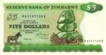 Zimbabwe, 5 Dollar, P-0002c