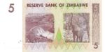 Zimbabwe, 5 Dollar, P-0066