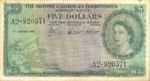 British Caribbean Territories, 5 Dollar, P-0009a