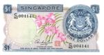 Singapore, 1 Dollar, P-0001d