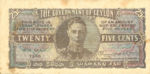 Ceylon, 25 Cent, P-0044b v1