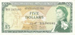 East Caribbean States, 5 Dollar, P-0014h Sign.10